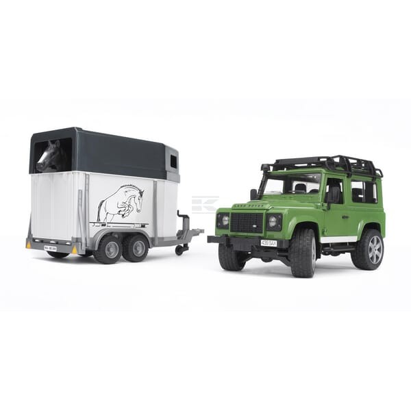 Samochód terenowy Land Rover z przyczepką U02592 | Exvi