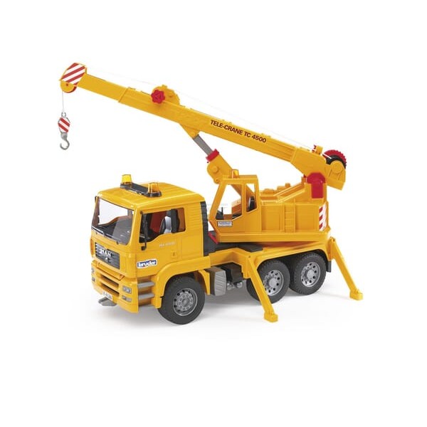 Ciężarówka MAN dźwig, Bruder U02754 | Exvi