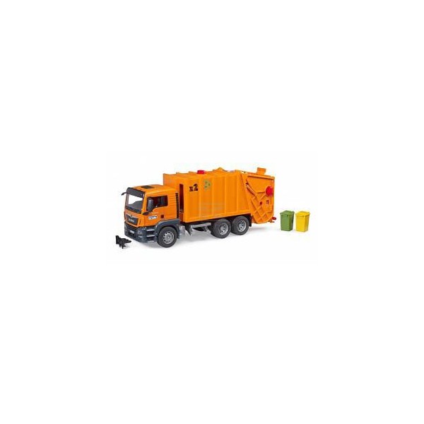Ciężarówka MAN TGS śmieciarka, Bruder U03760 | Exvi