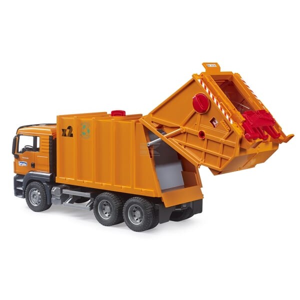 Ciężarówka MAN TGS śmieciarka, Bruder U03760 | Exvi