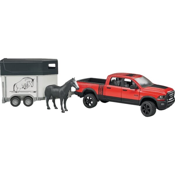 RAM Power z przyczepą do przewozu koni, Bruder U02501 | Exvi