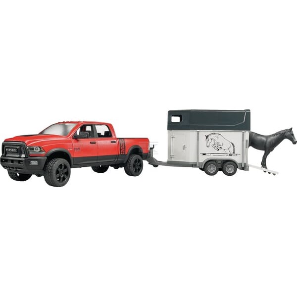 RAM Power z przyczepą do przewozu koni, Bruder U02501 | Exvi