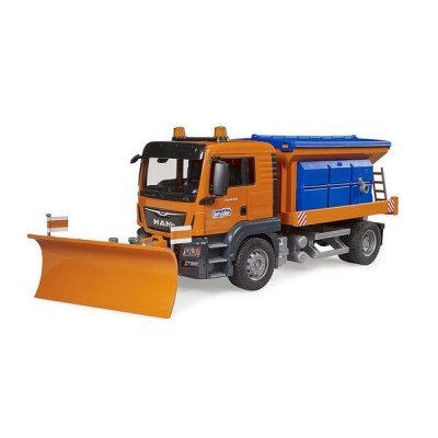 Ciężarówka MAN TGS pługopiaskarka, Bruder U03785 | Exvi