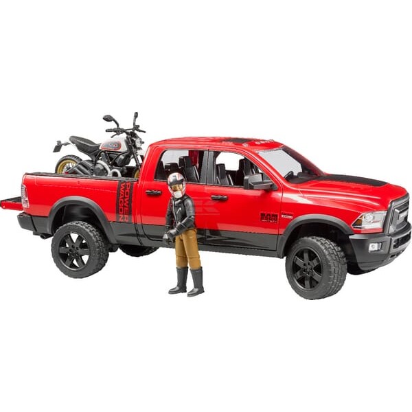 Ram 2500 z kierowcą i motorem Ducati, Bruder U02502 | Exvi
