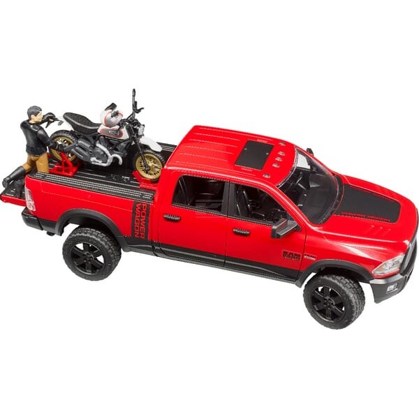 Ram 2500 z kierowcą i motorem Ducati, Bruder U02502 | Exvi