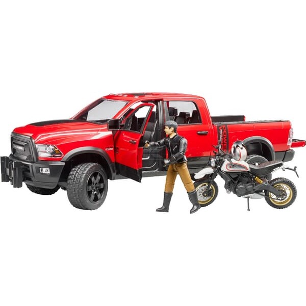 Ram 2500 z kierowcą i motorem Ducati, Bruder U02502 | Exvi