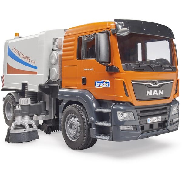 Zamiatarka ulic MAN TGS LKW, Bruder U03780 | Exvi