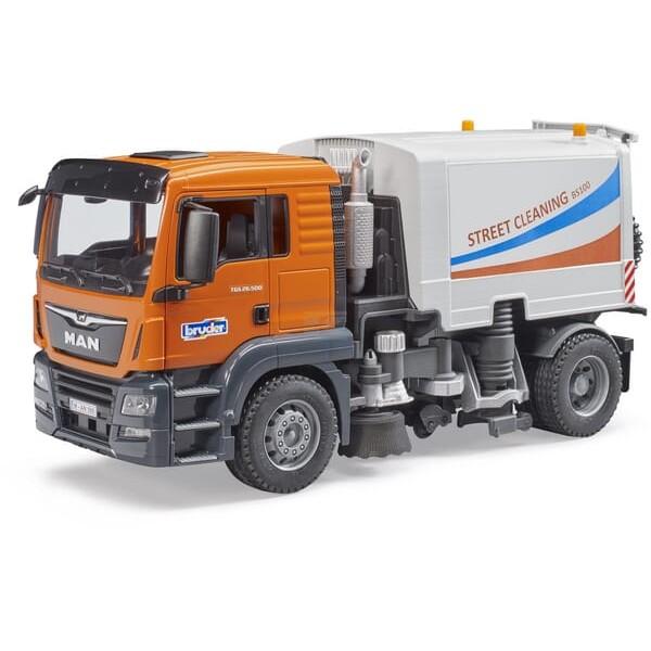 Zamiatarka ulic MAN TGS LKW, Bruder U03780 | Exvi