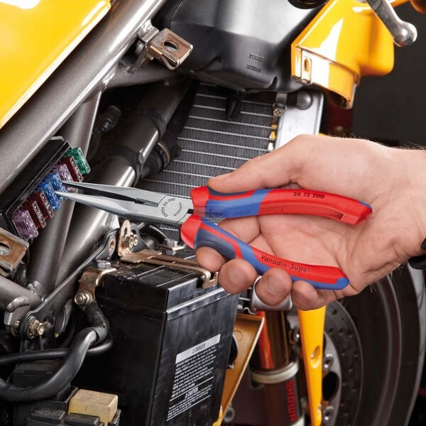Szczypce wydłużone odgięte Knipex, 200 TA2622200SB | Exvi