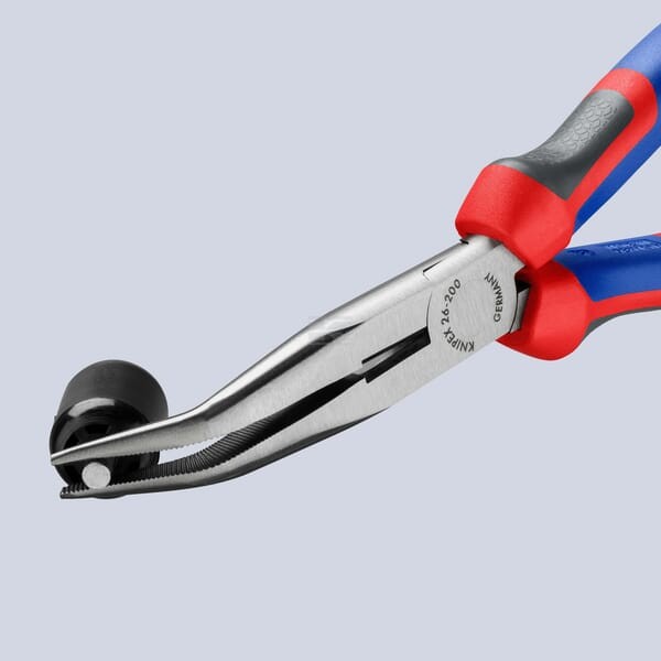 Szczypce wydłużone odgięte Knipex, 200 TA2622200SB | Exvi