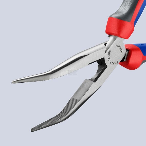 Szczypce wydłużone odgięte Knipex, 200 TA2622200SB | Exvi