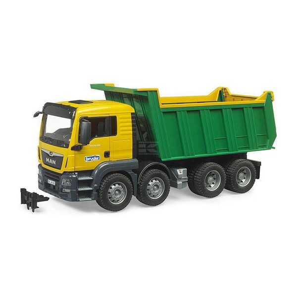 Ciężarówka MAN TGS wywrotka, Bruder U03766 | Exvi