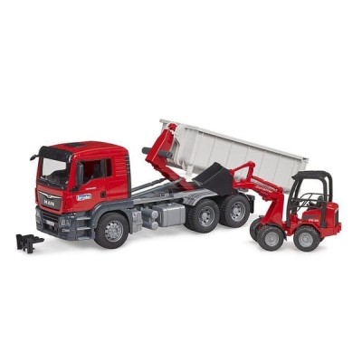 Ciężarówka MAN TGS ze skipem i ładowarką U03767 | Exvi