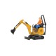 Minikoparka JCB 8010 z kierowcą, Bruder U62002 | Exvi