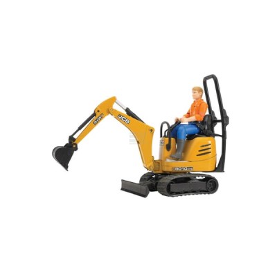 Minikoparka JCB 8010 z kierowcą, Bruder U62002 | Exvi