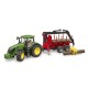 Ciągnik John Deere 7R 350 z przyczepą U03154 | Exvi