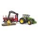 Ciągnik John Deere 7R 350 z przyczepą U03154 | Exvi