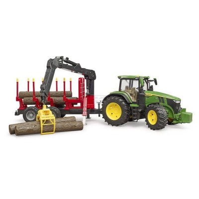 Ciągnik John Deere 7R 350 z przyczepą U03154 | Exvi