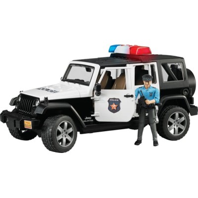 Radiowóz Jeep Rubicon, Bruder U02526 | Exvi