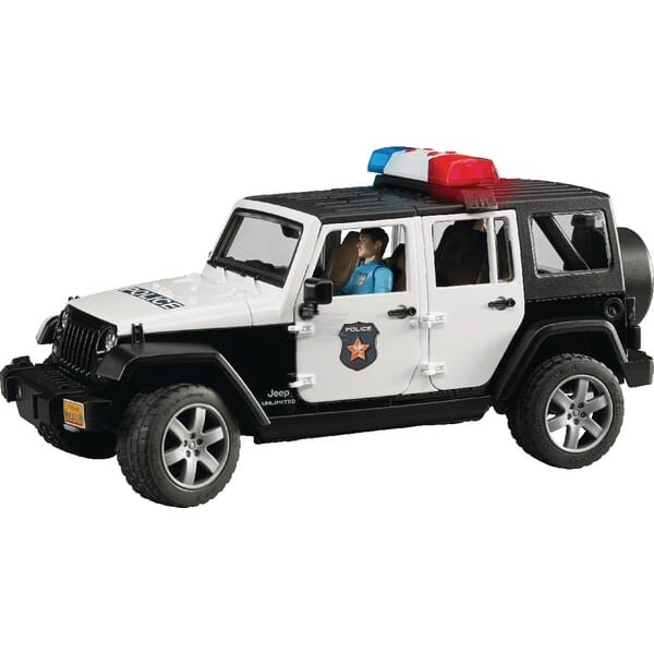 Radiowóz Jeep Rubicon, Bruder U02526 | Exvi