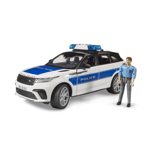 Radiowóz Range Rover Velar z policjantem U02890 | Exvi