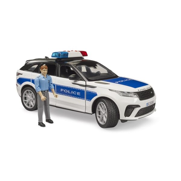 Radiowóz Range Rover Velar z policjantem U02890 | Exvi