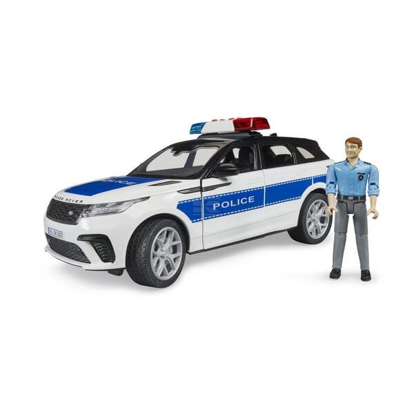 Radiowóz Range Rover Velar z policjantem U02890 | Exvi