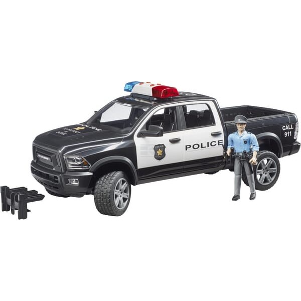 Dodge policyjny RAM 2500 z policjantem, Bruder U02505 | Exvi