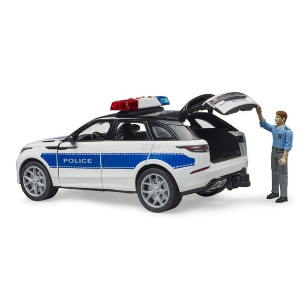 Radiowóz Range Rover Velar z policjantem U02890 | Exvi