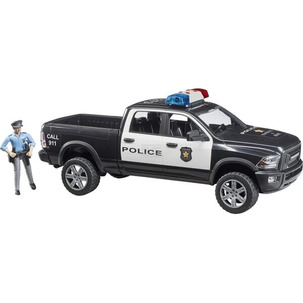 Dodge policyjny RAM 2500 z policjantem, Bruder U02505 | Exvi