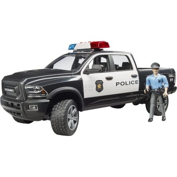 Dodge policyjny RAM 2500 z policjantem, Bruder U02505 | Exvi