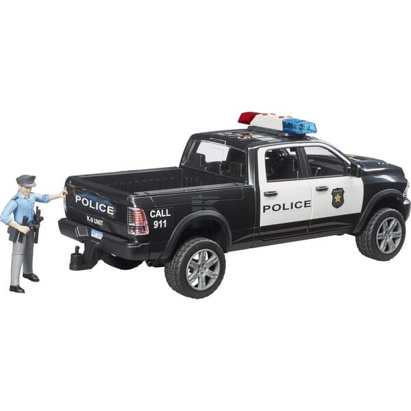 Dodge policyjny RAM 2500 z policjantem, Bruder U02505 | Exvi