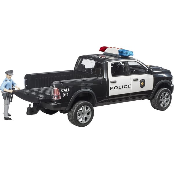 Dodge policyjny RAM 2500 z policjantem, Bruder U02505 | Exvi