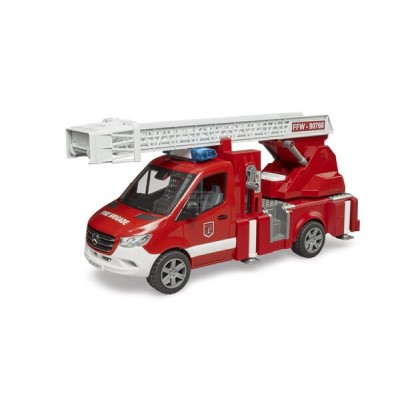 Wóz strażacki MB Sprinter z drabiną, pompą U02673 | Exvi