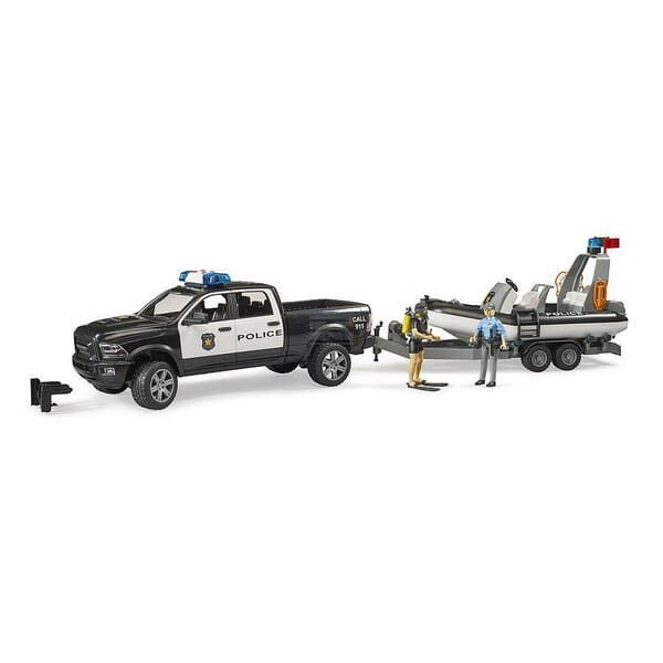 Samochód policyjny Pick up RAM 2500, Bruder U02507 | Exvi