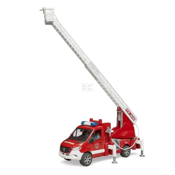 Wóz strażacki MB Sprinter z drabiną, pompą U02673 | Exvi