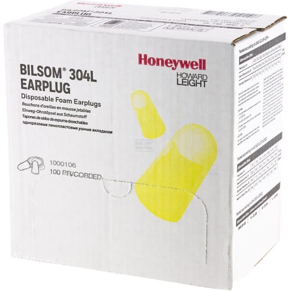 Zatyczki do uszu Bilsom 304L (z linką) 100x 1000106 | Exvi