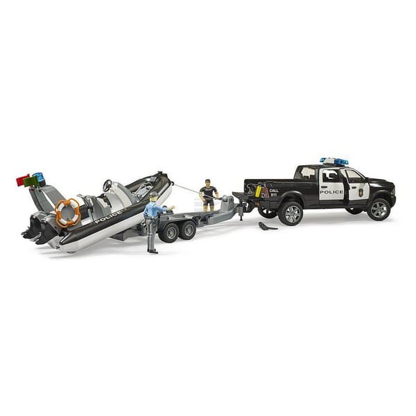Samochód policyjny Pick up RAM 2500, Bruder U02507 | Exvi
