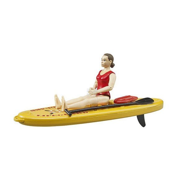 Ratownik z deską SUP, Bworld, Bruder U62785 | Exvi
