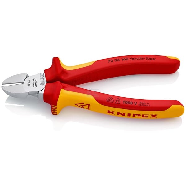 Szczypce ucinaczki boczne izolowane 160 mm TA7006160 | Exvi