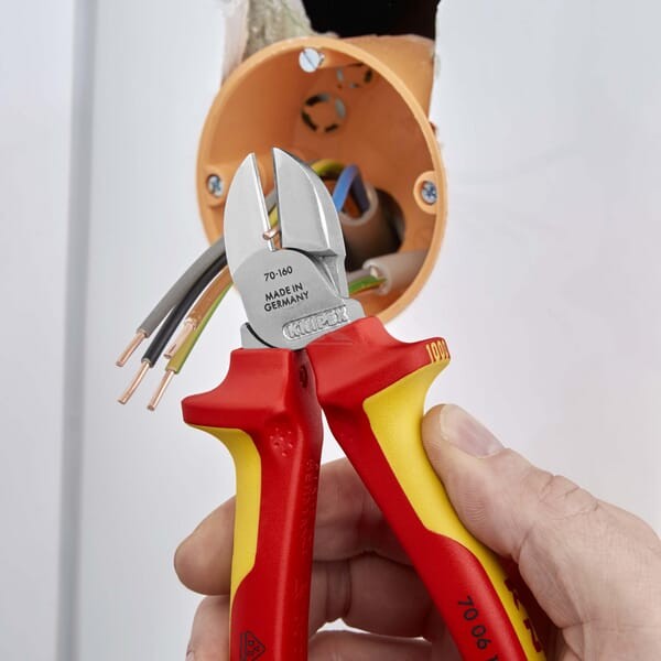 Szczypce ucinaczki boczne izolowane 160 mm TA7006160 | Exvi