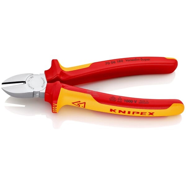 Szczypce ucinaczki boczne izolowane 180 mm TA7006180 | Exvi