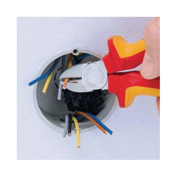 Szczypce ucinaczki boczne izolowane 160 mm TA7006160 | Exvi