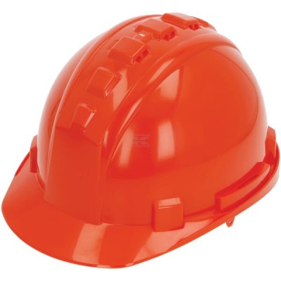 Kask ochronny z tworzywa ABS, pomarańczowy KH10010001 | Exvi