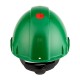 Kask ochronny G3000, zielony G3000NUVGP | Exvi