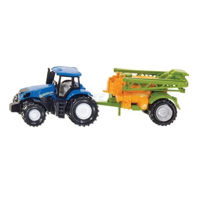 Ciągnik New Holland z opryskiwaczem polowym S01668 | Exvi