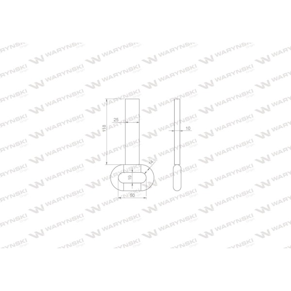 Łańcuch 35-l. 25x118x10 wsuwany klasa 5 2244050020 | Exvi