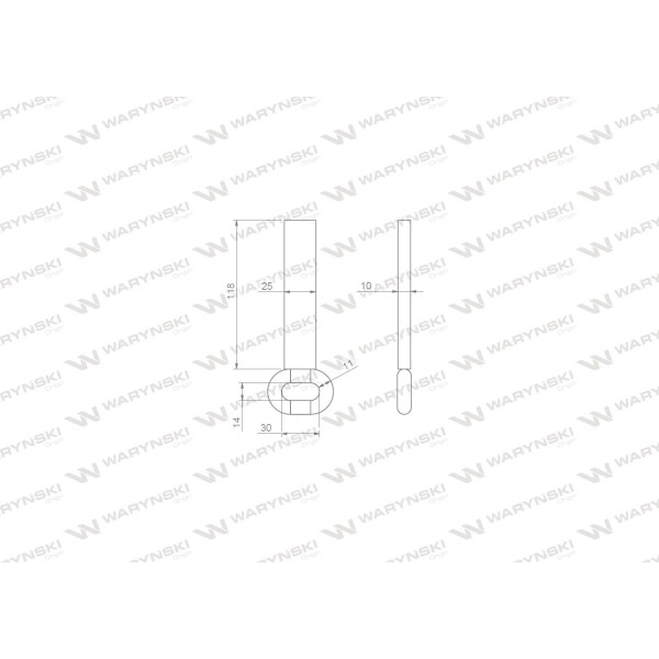 Łańcuch 23-l. 25x118x10 wsuwany klasa 5 2221030101 | Exvi