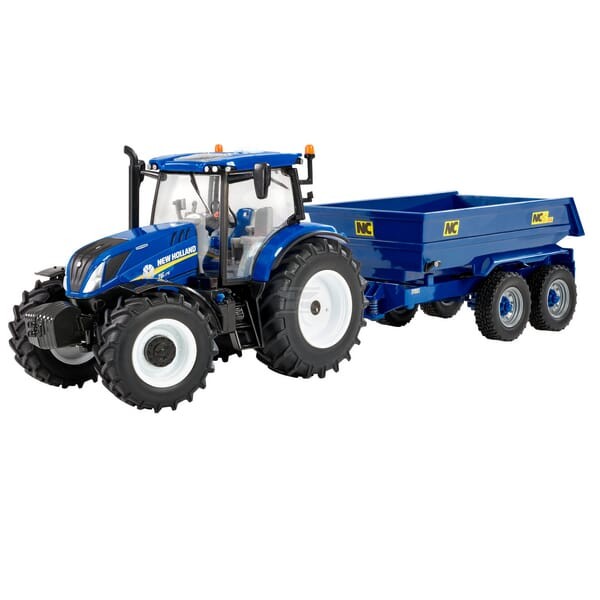 Ciągnik New Holland T6 + przyczepa wywrotka B43268 | Exvi