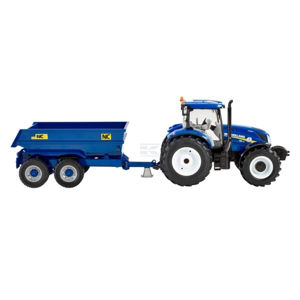 Ciągnik New Holland T6 + przyczepa wywrotka B43268 | Exvi